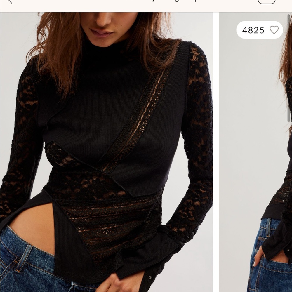 free people first frost layering top szXS